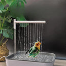 AquaFlow™ Automatic Bird Bathtub with Running Water – USB Electric Shower Box for Parrots & Cockatiels