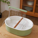 AquaFlow™ Automatic Bird Bathtub with Running Water – USB Electric Shower Box for Parrots & Cockatiels