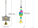 SwingSet™ Combination Parrot Toy Kit – Swing, Hammock, Bell, Perch & Ladder for Small Birds