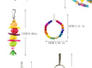 SwingSet™ Combination Parrot Toy Kit – Swing, Hammock, Bell, Perch & Ladder for Small Birds