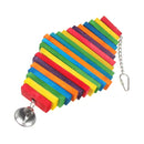 ChromePerch™ Rainbow Wood Bird Chew Toy