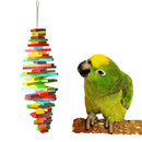 ChromePerch™ Rainbow Wood Bird Chew Toy