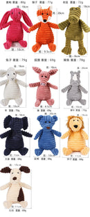 Dura-Plush™ Corduroy Molar Toy: Interactive Dental Health & Anxiety Relief for Dogs