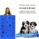 DryPaw™ Quick-Drying Microfiber Pet Towel – Ultra-Absorbent Bath & Car Wipe for Dogs