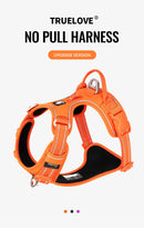 TrueLove™ No-Pull Adventure Harness: Reflective Nylon & Ergonomic Step-In Control (TLH5654)