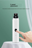 QuietGrind™ Electric Pet Nail Grinder – Quiet USB Rechargeable Claw Trimmer with LED Light & Safety Guard