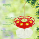 BloomSip™ 8-Port Hanging Hummingbird Feeder