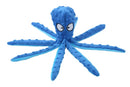 OctoSqueeze™ No-Stuffing Crinkle Octopus Dog Toy – Squeaky Plush for Puppy Teething & Interactive Play