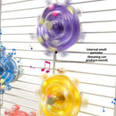 SpinWheel™ Parrot Decompression Rotating Wheel Toy – Energy Release Cage Toy for Birds