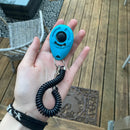 ClickTrain™ Pet Training Clicker – Adjustable Wrist Strap & Ergonomic Design for Dogs & Cats
