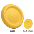 Aero-Grip™ Hybrid Dog Frisbee: Shock-Absorbent Rubber & Dental Rope Ring