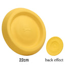 Aero-Grip™ Hybrid Dog Frisbee: Shock-Absorbent Rubber & Dental Rope Ring