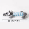 Quack-Tough™ Corduroy Duck: Interactive Squeaky Toy with Dental Chew Rope