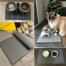 Pure-Floor™ Waterproof Silicone Pet Mat: Mess-Proof Food & Water Placemat with Raised Edges