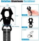 Tactical Shock-Absorbing Bungee Leash: Heavy-Duty Reflective Lead with Integrated Car Seatbelt