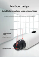 QuietGrind™ Electric Pet Nail Grinder – Quiet USB Rechargeable Claw Trimmer with LED Light & Safety Guard