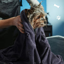 DryPaw™ Quick-Drying Microfiber Pet Towel – Ultra-Absorbent Bath & Car Wipe for Dogs