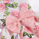 FloralTulle™ Dog Princess Dress – Elegant Bowknot Floral Tulle Party Dress for Small Dogs (Spring/Summer)