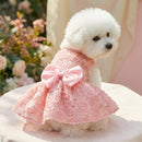 PrincessBloom™ Embroidered Flower Pet Dress