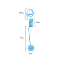 SpringBounce™ Colored Spring Cat Teaser Ball – Self-Exciting Suction Cup Hanging Toy with Rabbit Fur
