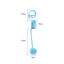 SpringBounce™ Colored Spring Cat Teaser Ball – Self-Exciting Suction Cup Hanging Toy with Rabbit Fur