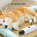 QuietGrind™ Electric Pet Nail Grinder – Quiet USB Rechargeable Claw Trimmer with LED Light & Safety Guard