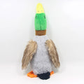 Quack-Tough™ Corduroy Duck: Interactive Squeaky Toy with Dental Chew Rope