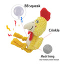 GrizzleBite™ Plush Squeaky Dog Chew Toy