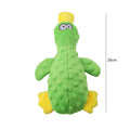 Quack-Tough™ Corduroy Duck: Interactive Squeaky Toy with Dental Chew Rope