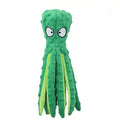 OctoSqueeze™ No-Stuffing Crinkle Octopus Dog Toy – Squeaky Plush for Puppy Teething & Interactive Play