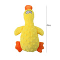Quack-Tough™ Corduroy Duck: Interactive Squeaky Toy with Dental Chew Rope