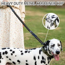 Tactical Shock-Absorbing Bungee Leash: Heavy-Duty Reflective Lead with Integrated Car Seatbelt