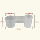 HydroSip™ Transparent Bird Drinker Cups – 10-Pack Plastic Cage Water Feeders for Parrots & Pigeons