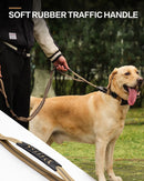 Tactical Shock-Absorbing Bungee Leash: Heavy-Duty Reflective Lead with Integrated Car Seatbelt