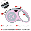 Holapet PawPrint™ Retractable Dog & Cat Leash – 3m/5m Nylon Rope for Walking, Hiking & Outdoor Travel