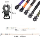 Tactical Shock-Absorbing Bungee Leash: Heavy-Duty Reflective Lead with Integrated Car Seatbelt