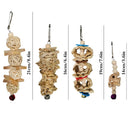 SwingSet™ Combination Parrot Toy Kit – Swing, Hammock, Bell, Perch & Ladder for Small Birds