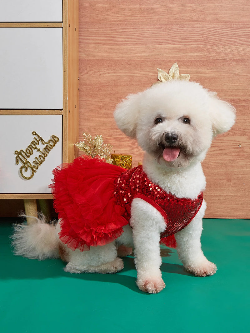GlitterPaws™ Sequin Tutu Pet Dress