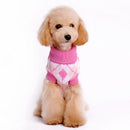 ArgyleKnit™ Crochet Argyle Dog Sweater – Warm Knitted Autumn/Winter Clothes for Small Dogs & Cats