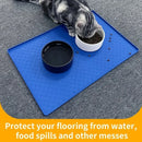 Pure-Floor™ Waterproof Silicone Pet Mat: Mess-Proof Food & Water Placemat with Raised Edges
