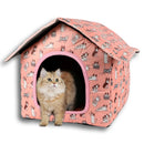 OutdoorHaven™ Waterproof Foldable Cat House