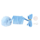 SpringBounce™ Colored Spring Cat Teaser Ball – Self-Exciting Suction Cup Hanging Toy with Rabbit Fur