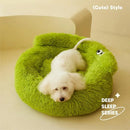 CloudNest™ Long Plush Pet Bed – Ultra-Soft Warm Sleeping Mat for Cats & Small Dogs