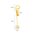 SpringBounce™ Colored Spring Cat Teaser Ball – Self-Exciting Suction Cup Hanging Toy with Rabbit Fur