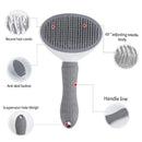 SlickCoat™ Self-Cleaning Pet Grooming Brush