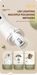Duo-Trim™ 2-in-1 Pet Nail Clipper & Grinder – Precision LED & Ultra-Quiet Motor