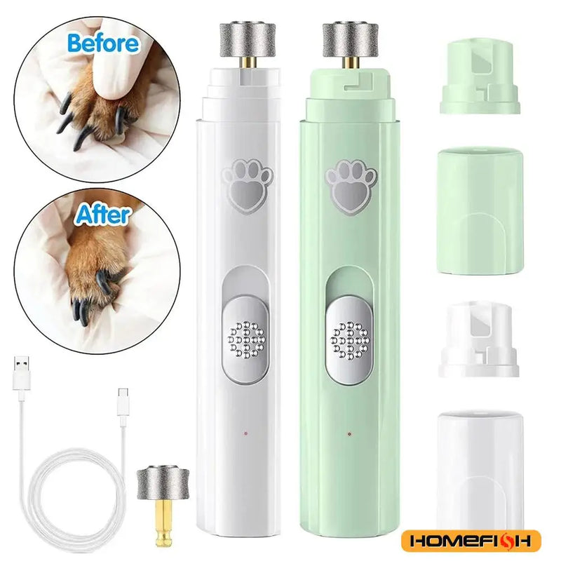 SilentGrind™ USB Rechargeable Pet Nail Grinder