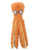 OctoSqueeze™ No-Stuffing Crinkle Octopus Dog Toy – Squeaky Plush for Puppy Teething & Interactive Play