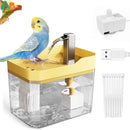 ATUBAN AquaShower™ Automatic Parakeet Bird Bath with Pump – Indoor Fountain Bathtub with Running Water