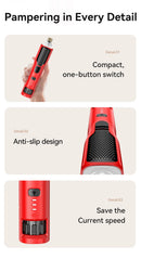 ROJECO™ LED Precision Pet Nail Grinder: 7-Speed Professional Grooming for Dogs & Cats
